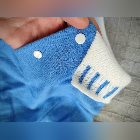 Vintage 1991 Oshkosh B'gosh Boys 18 Months Collared Blue Polo Shirt Short Sleeve - Picture 5 of 7